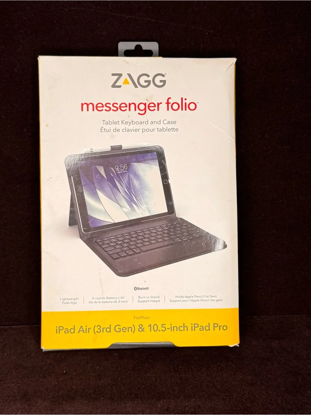 ZAGG Messenger Folio tablet keyboard case for 10.5-inch iPads